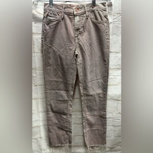 Mother Denim Rascal Ankle Snippet jeans in the Shrimp Rainbow Choo wash.size 24‎